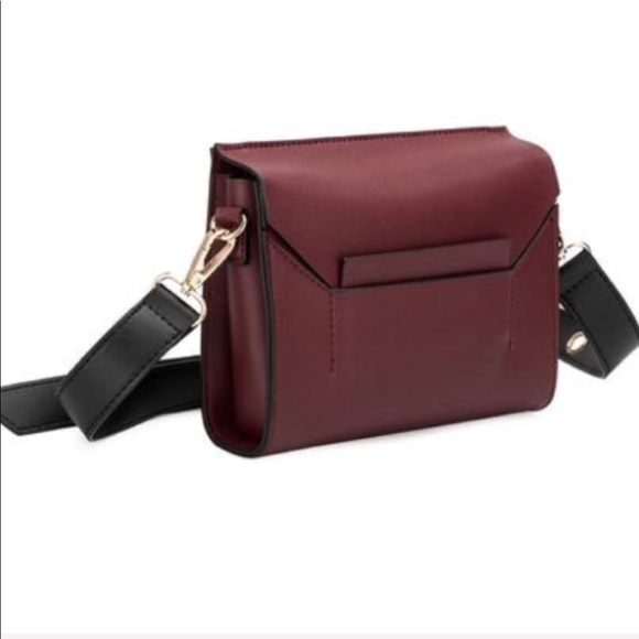 🆕Melie Bianco Burgundy Sylvana Crossbody Bag - Picture 3 of 6